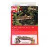 Petit pont piétons en bois-HO-1/87-BUSCH 1497