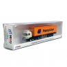 MAN F90 camion porte conteneur "Hapag-Lloyd", Orange et bleu - MINIS LC4068 - N 1/160