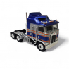 Camion, Tracteur Kenworth K 100 Aérodyne, Bleu & Argent - Brekina 85741 - HO 1/87