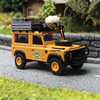 Land Rover Defender, Camel Trophy 1989 - BUSCH 54311 - HO 1/87