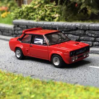 Fiat 131 Abarth, Rouge - Brekina 22651 - HO 1/87