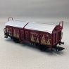 Wagon à toit ouvrant de Noël - MARKLIN 48424 - HO 1/87