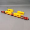 Wagon à double poche, articulé T3000e DB AG, Ep VI - ROCO 6600057 - HO 1/87