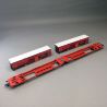 Wagon à double poche, articulé T3000e ÖBB RCW, Ep VI - ROCO 6600033 - HO 1/87