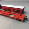 Wagon à double poche, articulé T3000e ÖBB RCW, Ep VI - ROCO 6600033 - HO 1/87