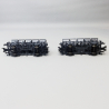 2 Wagons à bennes basculantes, CFL, Ep. III - MARKLIN 46358 - HO 1/87