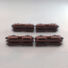 Set wagons transport d'automobiles Off 52, DB, Ep III - MARKLIN 86235 - Z 1/220