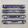 Rame de 7 voitures "Nightjet", Vienne - Paris, ÖBB / SNCF,  Ep VI - LSMODELS MW2201 DC - HO 1/87