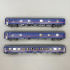 Rame de 7 voitures "Nightjet", Vienne - Paris, ÖBB / SNCF,  Ep VI - LSMODELS MW2201 DC - HO 1/87