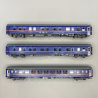 Rame de 7 voitures "Nightjet", Vienne - Paris, ÖBB / SNCF,  Ep VI - LSMODELS MW2201 DC - HO 1/87