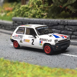 Renault R5 Alpine Turbo 1978, Sport JP Lajournade, Blanc - REE CB-164 - HO 1/87