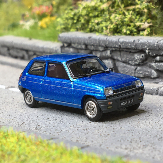 Renault R5 Alpine Turbo 1981, Bleu - REE CB-161 - HO 1/87