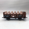 Wagon transport d'acide Z[P] OBB, Ep III - BRAWA 49328 - HO 1/87