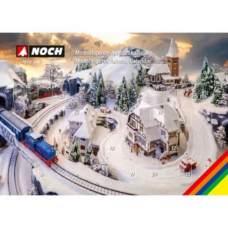 Calendrier de l'avent, 24 figurines - NOCH 36997 - N 1/160