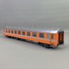 Voiture I4 B9 Orange époque IV-V SNCB - LSMODELS 42 181 - HO 1/87