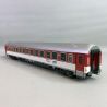 Voiture-lits type WLABmee de l'UZ, époque VI, RZD, Rouge/Blanc - LSMODELS 48 208 - HO 1/87