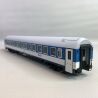 Voiture-lits type WLABmee de l'UZ, époque V, RZD, Bleu/Blanc - LSMODELS 48 211 - HO 1/87