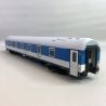 Voiture-lits type WLABmee de l'UZ, époque V, RZD, Bleu/Blanc - LSMODELS 48 211 - HO 1/87