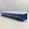 Voiture-lits type WLABmee de l'UZ, époque V, bleu - LSMODELS 48 212 - HO 1/87