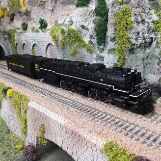 Locomotive à vapeur articulée classe 2-6-6-6 "Allegheny", Cheseapeake & Ohio 1653, DCC - Rivarossi HR2952S - HO 1/87