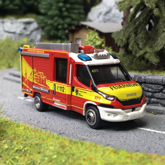 Iveco Magerius Daily MLF, Fire Brigade Burghausen - PCX870549 - HO 1/87