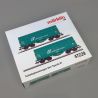 Coffret 2 wagons à bâche coulissante Ep. VI - Marklin 47228 - HO 1/87