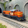 locomotive diesel Vossloh DE 18, Ep VI. avec décodeur sonore, Orange & Jaune - JOUEF HJ2440S - HO 1/87