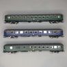 Coffret 3 voitures ligne D 377 "Hispania Express", DB, Ep IV - ROCO 6200051 - HO 1/87