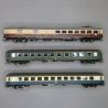 Coffret 3 voitures ligne D 377 "Hispania Express", DB, Ep IV - ROCO 6200052 - HO 1/87