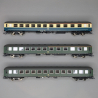 Coffret 3 voitures ligne D 377 "Hispania Express", DB, Ep IV - ROCO 6200053 - HO 1/87