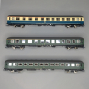 Coffret 3 voitures ligne D 377 "Hispania Express", DB, Ep IV - ROCO 6200053 - HO 1/87