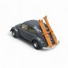 Fenêtre ovale VW Coccinelle avec porte-skis, Gris - BUSCH 52965 - HO 1/87