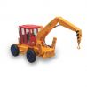 Tracteur TIH 445 avec crochet de grue, Orange & Rouge - BUSCH 54401 - HO 1/87