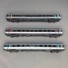 Coffret 3 voitures corail 41 215 Vtu Ep. V, SNCF - Lsmodels 41215 - HO 1/87