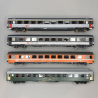 Rame de 8 voitures "EC96 Iris", Coire - Bruxelle, SBB CFF FFS / SNCB,  Ep V - LSMODELS MW2103 - HO 1/87