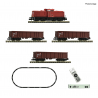 Coffret démarrage locomotive diesel 204 avec wagons, DB , Ep V et VI digital - FLEISCHMANN 5170005 - N 1/160