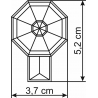 Chapelle commémorative avec éclairage et neige - VOLLMER 49412 - Z 1/220