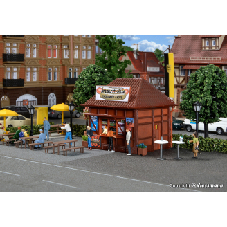 Petit kiosque de restauration rapide, Fast Food - VOLLMER 45140 - HO 1/87