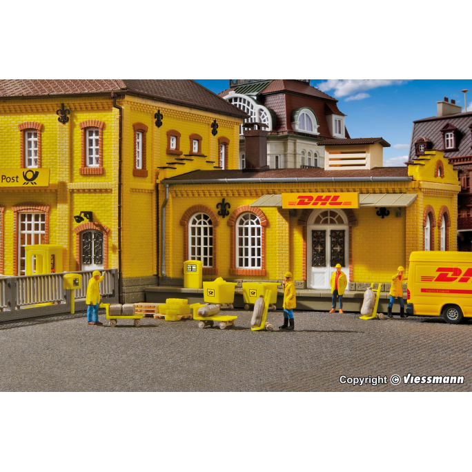 Accessoires et décorations postales "DHL" - VOLLMER 45131  - HO 1/87