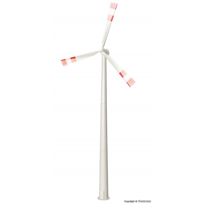 Eolienne à pales rotatives fonctionnelles (motorisé avec Led) - VIESSMANN 1370 - HO 1/87