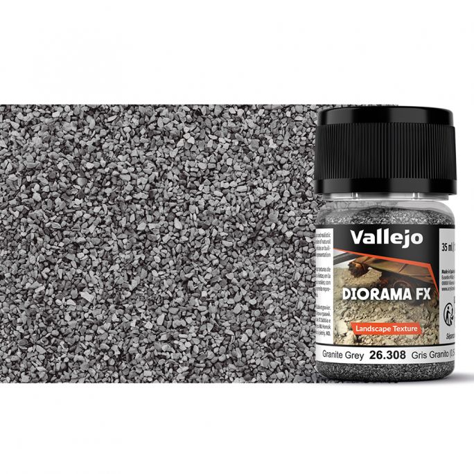 Gravier Gris Granite (0.5-2mm), 60g, diorama FX - Vallejo 26.308