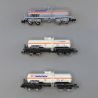 3 wagons-citernes chimiques "TRANSFESA", Renfe, Ep. V - Minitrix 18267 - N 1/160