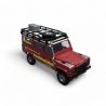 Land Rover Denfender Safari, Rouge bordeaux - Busch 50328 - HO 1/87