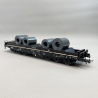 3 wagons transport de charges lourdes, Sahs, DB, Ep IV - ROCO 76002 - HO 1/87