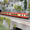 Autorail EAD X4696 + XR8693, toit rouge, Longueau, Sncf, Ep. V - LSMODELS 10063 - HO 1/87