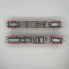 Autorail EAD X4696 + XR8693, toit rouge, Longueau, Sncf, Ep. V - LSMODELS 10063 - HO 1/87