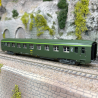 Voiture DEV AO couchettes 2 CL, B9C9, cartouche Corail, Sncf, Ep IV et V - REE VB-408 - HO 1/87