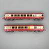 Autorail EAD X4696 + XR8693, toit rouge, Longueau, Sncf, Ep. V - LSMODELS 10563 - HO 1/87