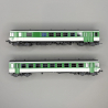 Autorail EAD X4574 + XR8412, TER Picardie, Longueau, Sncf, Ep. V - LSMODELS 11531 - HO 1/87