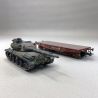 Wagon Porte-char SNCF Ep.V + Char AMX 30 "AUSTERLITZ" - REE MODELES WBA034 - HO 1/87